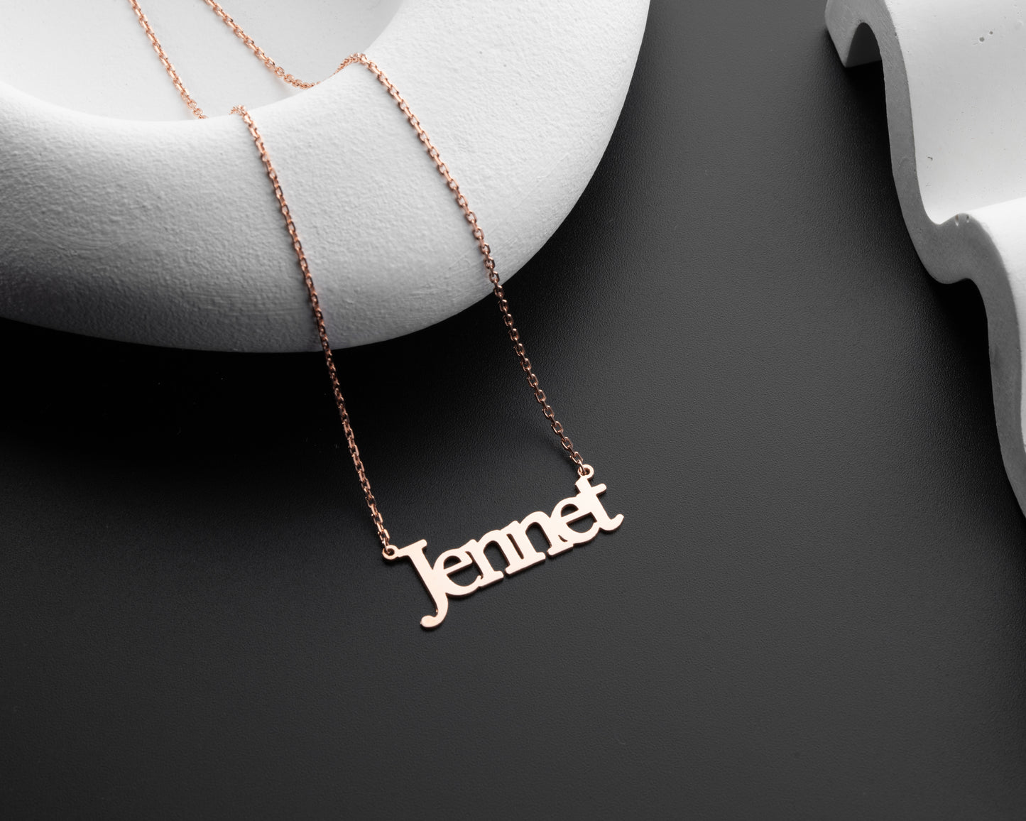 İSİME ÖZEL KOLYE (14K GOLD-SILVER-ROSE GOLD) PLATED